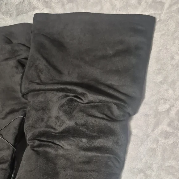 Time and Tru Black Heeled Slouch Boots Asst. Sizes - Picture 6 of 7